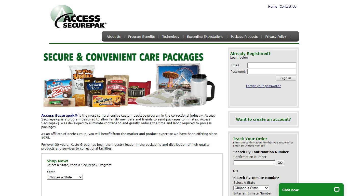 Tarrant County Jail Package Program - TX - FAQ's - Access Securepak